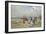 La Plage De Trouville-Paul Rossert-Framed Giclee Print