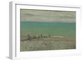 La Plage, Dieppe, C.1885-Walter Richard Sickert-Framed Giclee Print