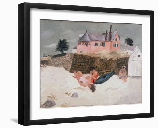 La Plage Hotel, Ty-Mad, Treboul, 1930-Christopher Wood-Framed Giclee Print