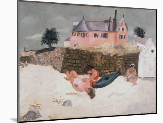 La Plage Hotel, Ty-Mad, Treboul, 1930-Christopher Wood-Mounted Giclee Print