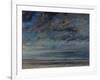 La Plage, Soleil Couchant, 1867-Gustave Courbet-Framed Giclee Print