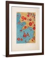 La Plage-Francoise Deberdt-Framed Premium Edition