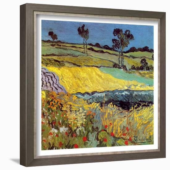 La Plaine D'Auvers-Vincent van Gogh-Framed Art Print