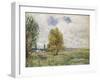 La Plaine De Veneux-Nadon, 1881-Eugène Boudin-Framed Giclee Print