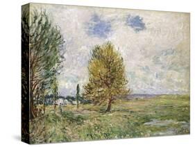 La Plaine De Veneux-Nadon, 1881-Eugène Boudin-Stretched Canvas