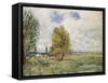 La Plaine De Veneux-Nadon, 1881-Eugène Boudin-Framed Stretched Canvas
