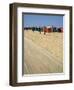 La Planche (Boadwalk) and Beach, Deauville, Calvados, Normandy, France-David Hughes-Framed Photographic Print