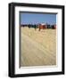 La Planche (Boadwalk) and Beach, Deauville, Calvados, Normandy, France-David Hughes-Framed Photographic Print