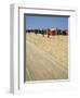 La Planche (Boadwalk) and Beach, Deauville, Calvados, Normandy, France-David Hughes-Framed Photographic Print