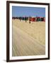 La Planche (Boadwalk) and Beach, Deauville, Calvados, Normandy, France-David Hughes-Framed Photographic Print