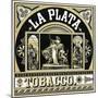 La Plata Brand Tobacco Label-Lantern Press-Mounted Art Print