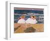 La playa de Valencia.-Joaquin Sorolla-Framed Giclee Print