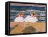 La playa de Valencia.-Joaquin Sorolla-Framed Stretched Canvas