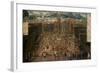 La Plaza Mayor de Lima, Peru, in 1680, Seville, Collection of the Marquise of Almunia-null-Framed Giclee Print