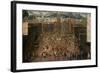 La Plaza Mayor de Lima, Peru, in 1680, Seville, Collection of the Marquise of Almunia-null-Framed Giclee Print