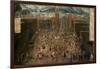 La Plaza Mayor de Lima, Peru, in 1680, Seville, Collection of the Marquise of Almunia-null-Framed Giclee Print