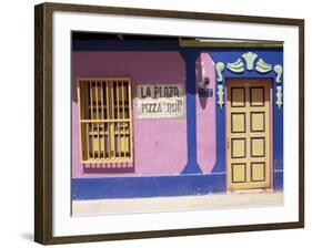 La Plaza Pizza Pub, El Gran Roque, Los Roques, Venezuela, South America-Sergio Pitamitz-Framed Photographic Print