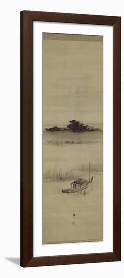 La pleine lune à Mimeguri-Ando Hiroshige-Framed Giclee Print