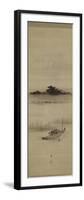 La pleine lune à Mimeguri-Ando Hiroshige-Framed Giclee Print