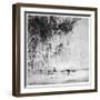 La Pluie, 1880-1940-Gaston de Latenay-Framed Giclee Print
