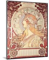 La Plume-Alphonse Mucha-Mounted Premium Giclee Print