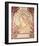 La Plume-Alphonse Mucha-Framed Premium Giclee Print