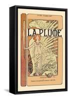 La Plume-Alphonse Mucha-Framed Stretched Canvas