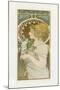 La Plume-Alphonse Mucha-Mounted Giclee Print