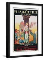 La Plus Jolie Fille De France Poster-Candido de Faria-Framed Giclee Print