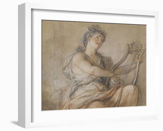 La poésie lyrique-Charles de La Fosse-Framed Giclee Print