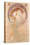 La Poesie-Alphonse Mucha-Stretched Canvas