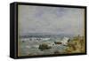 La Pointe De L'Ilette, Antibes, 1893-Eugene Louis Boudin-Framed Stretched Canvas