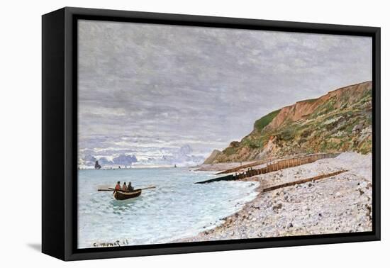 La Pointe De La Heve, 1864-Claude Monet-Framed Stretched Canvas