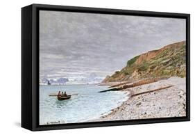 La Pointe De La Heve, 1864-Claude Monet-Framed Stretched Canvas