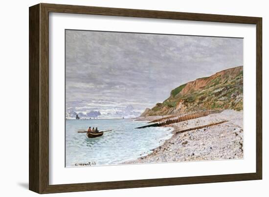 La Pointe De La Heve, 1864-Claude Monet-Framed Giclee Print