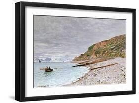La Pointe De La Heve, 1864-Claude Monet-Framed Giclee Print