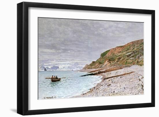 La Pointe De La Heve, 1864-Claude Monet-Framed Giclee Print