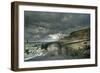 La Pointe De La Hève at Low Tide-Claude Monet-Framed Giclee Print