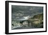 La Pointe De La Hève at Low Tide-Claude Monet-Framed Giclee Print