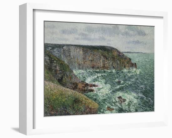 La Pointe Du Jars Au Cap Frehel, 1905-Gustave Loiseau-Framed Giclee Print