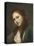 La Polonaise (A Polish Beaut)-Jean-Baptiste Greuze-Stretched Canvas