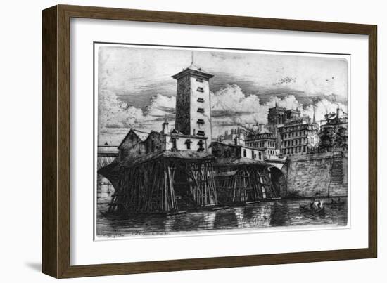 La Pompe Notre-Dame, C1841-1868-Charles Meryon-Framed Giclee Print