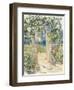 La Porte du Jardin, Vetheuil, 1881-Claude Monet-Framed Giclee Print