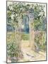 La Porte du Jardin, Vetheuil, 1881-Claude Monet-Mounted Premium Giclee Print