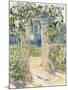 La Porte du Jardin, Vetheuil, 1881-Claude Monet-Mounted Giclee Print