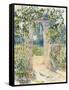 La Porte du Jardin, Vetheuil, 1881-Claude Monet-Framed Stretched Canvas