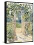 La Porte du Jardin, Vetheuil, 1881-Claude Monet-Framed Stretched Canvas