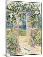 La Porte du Jardin, Vetheuil, 1881-Claude Monet-Mounted Giclee Print