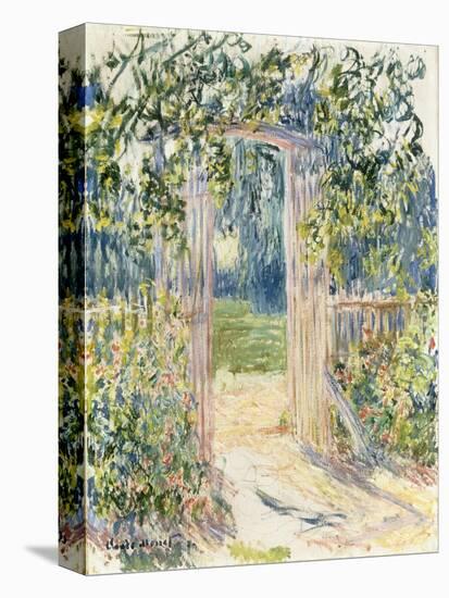 La Porte du Jardin, Vetheuil, 1881-Claude Monet-Stretched Canvas