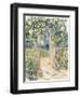 La Porte du Jardin, Vetheuil, 1881-Claude Monet-Framed Premium Giclee Print